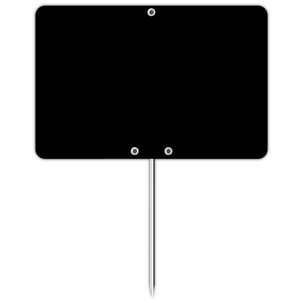 Ardoise vierge avec pique inox 10 x 7 cm par 10 Ardoise vierge avec pique inox 10 x 7 cm par 10