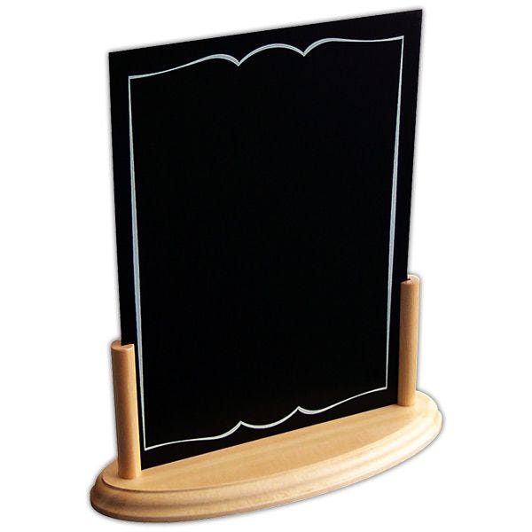 Accessoire de table info'bois nature ardoise a5 - par 5 Accessoire de table info'bois nature ardoise a5 - par 5