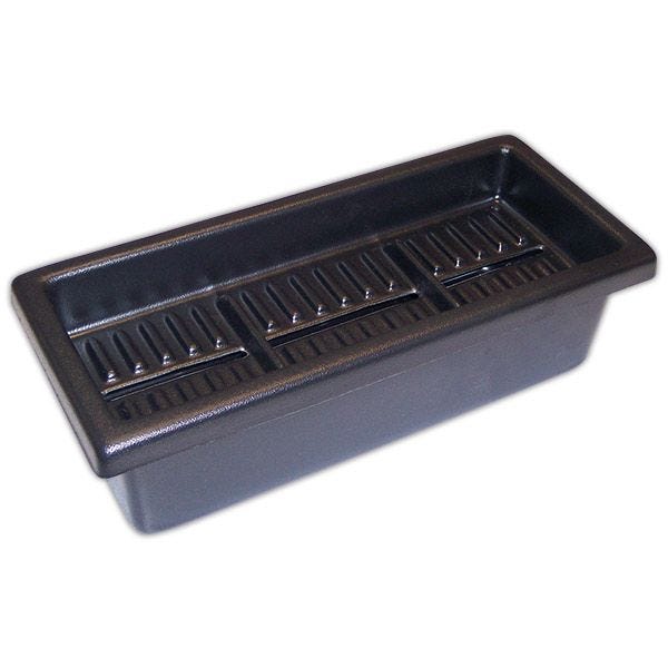 Boite à étiquettes noire 3 cases 37 x 16 cm - par 3 Boite à étiquettes noire 3 cases 37 x 16 cm - par 3