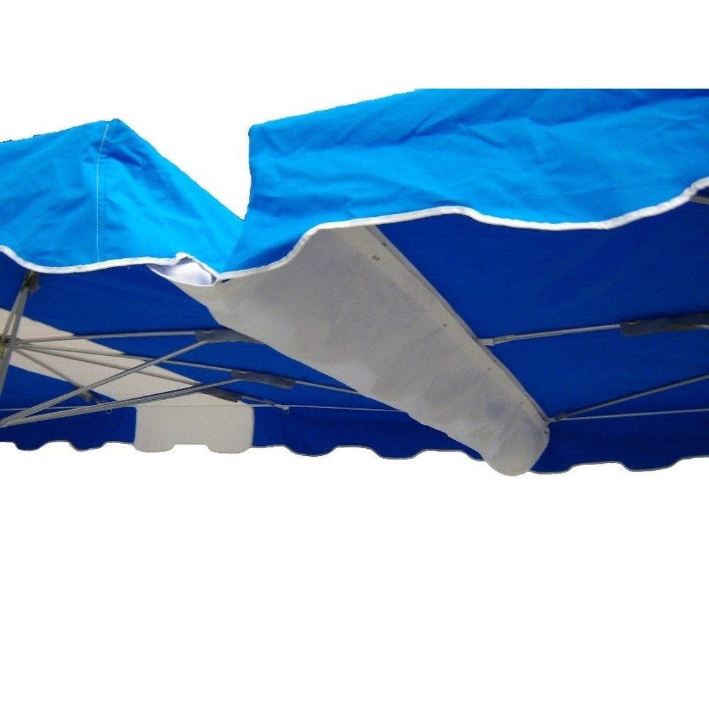 Gouttière 220x100cm pour parasol forain coloris bleu Gouttière 220x100cm pour parasol forain coloris bleu
