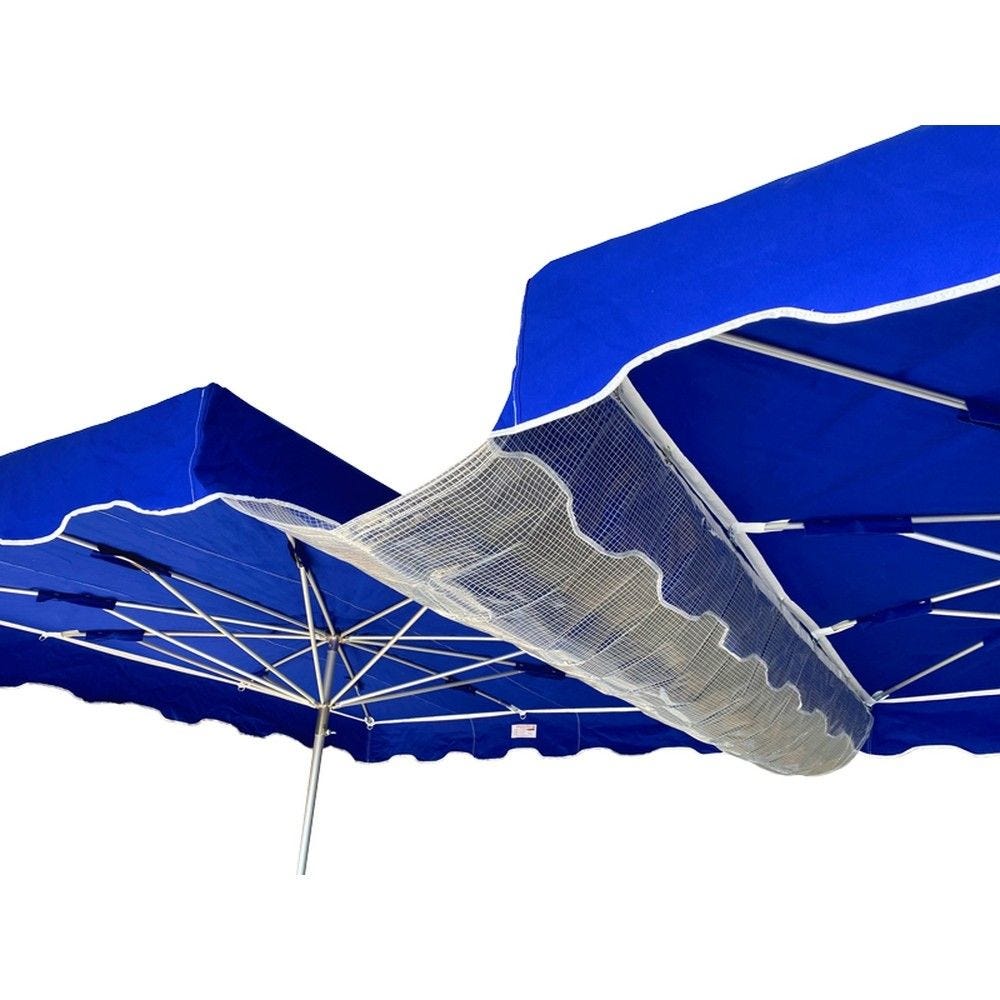 Gouttière 220x50cm pour parasol forain coloris translucide Gouttière 220x50cm pour parasol forain coloris translucide