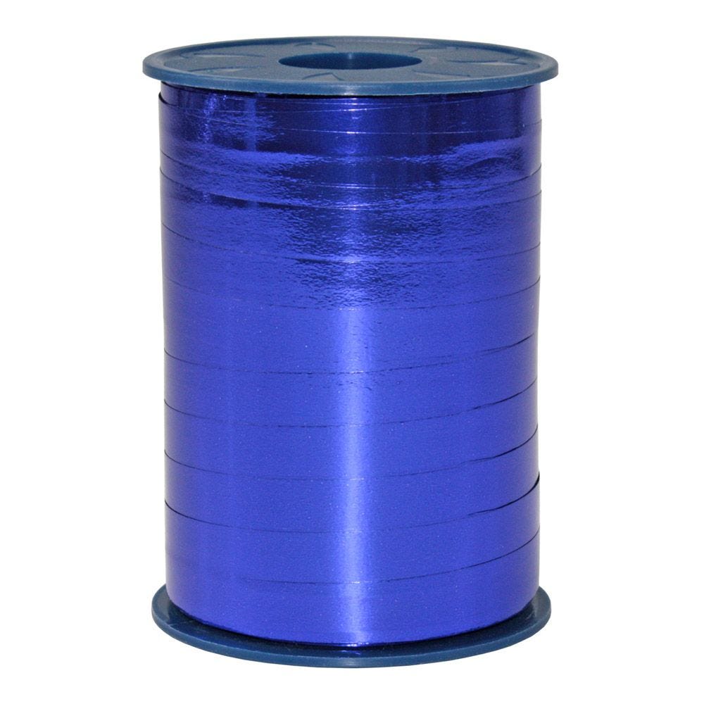 Bolduc brillant 10 mm x 250 m bleu royal