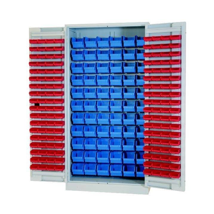 Armoire haute hauteur 2 m longueur 1 m profondeur 0,45 m avec bacs Armoire haute hauteur 2 m longueur 1 m profondeur 0,45 m avec bacs