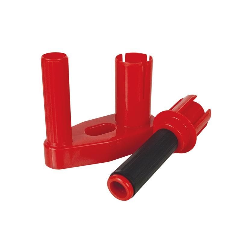 Accessoire de déroulage manuel rouge Accessoire de déroulage manuel rouge