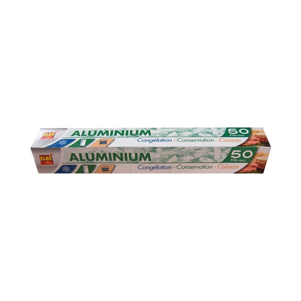 Aluminium ménager en rouleau 50 x 0,29 m - par 24 pièces Aluminium ménager en rouleau 50 x 0,29 m - par 24 pièces