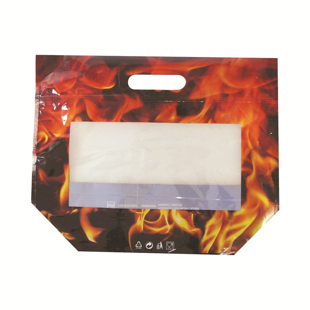 Sac poulet zip complexe pet et cpp - 350 x 290 + 75 mm - par 500 Sac poulet zip complexe pet et cpp - 350 x 290 + 75 mm - par 500
