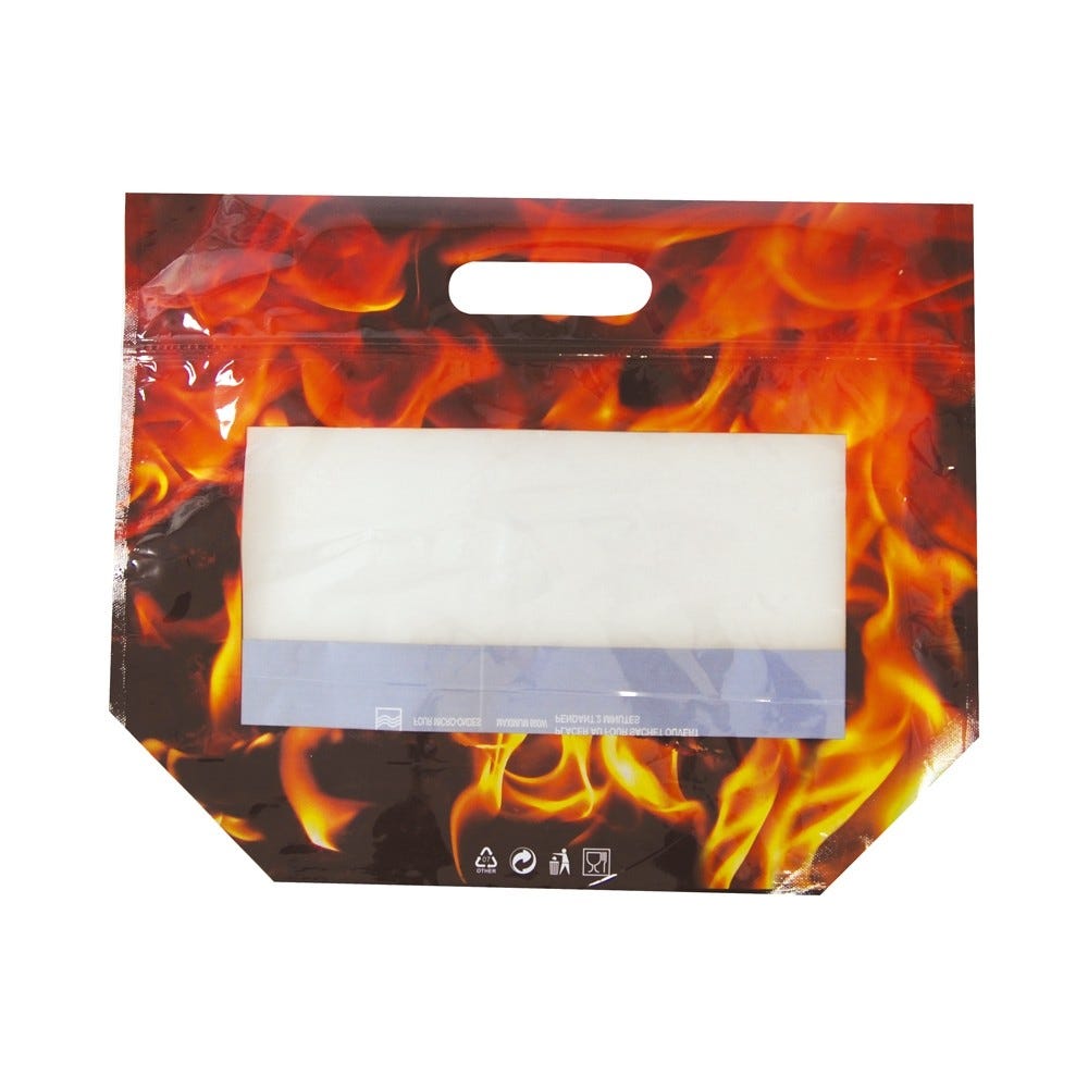 Sac poulet zip complexe pet et cpp - 310 x 250 + 75 mm - par 500 Sac poulet zip complexe pet et cpp - 310 x 250 + 75 mm - par 500