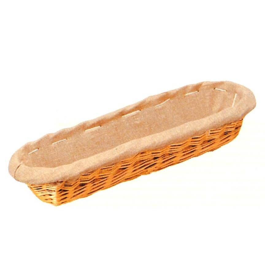 Banneton long entoilé - 6 livres 60 x 12 cm Banneton long entoilé - 6 livres 60 x 12 cm