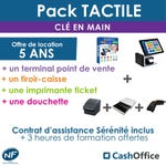 Pack Location 5 ans Cash Office Tactile - prix mensuel