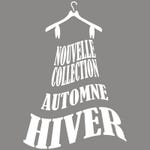 Vitrophanie robe nouvelle collection automne-hiver - 50 x 70 cm