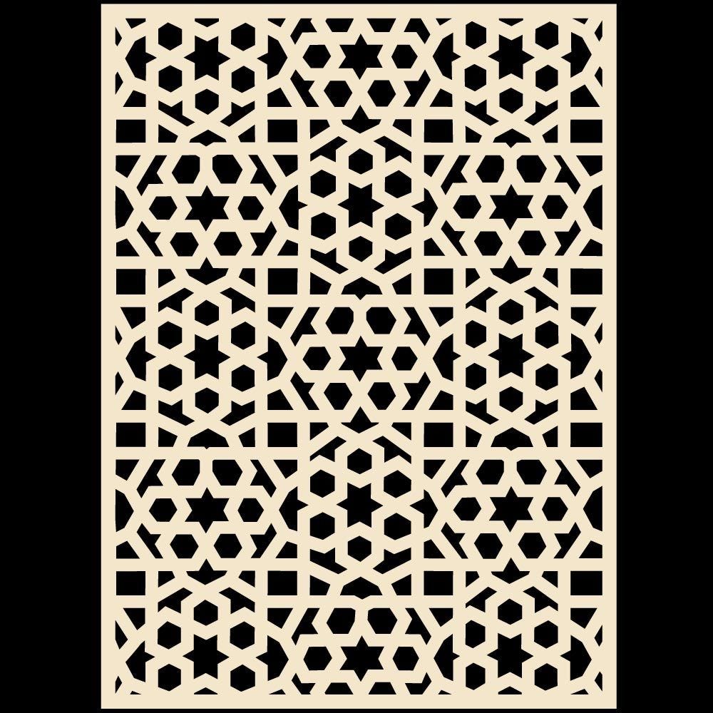 Sticker moucharabieh sable - 55 x 78 cm
