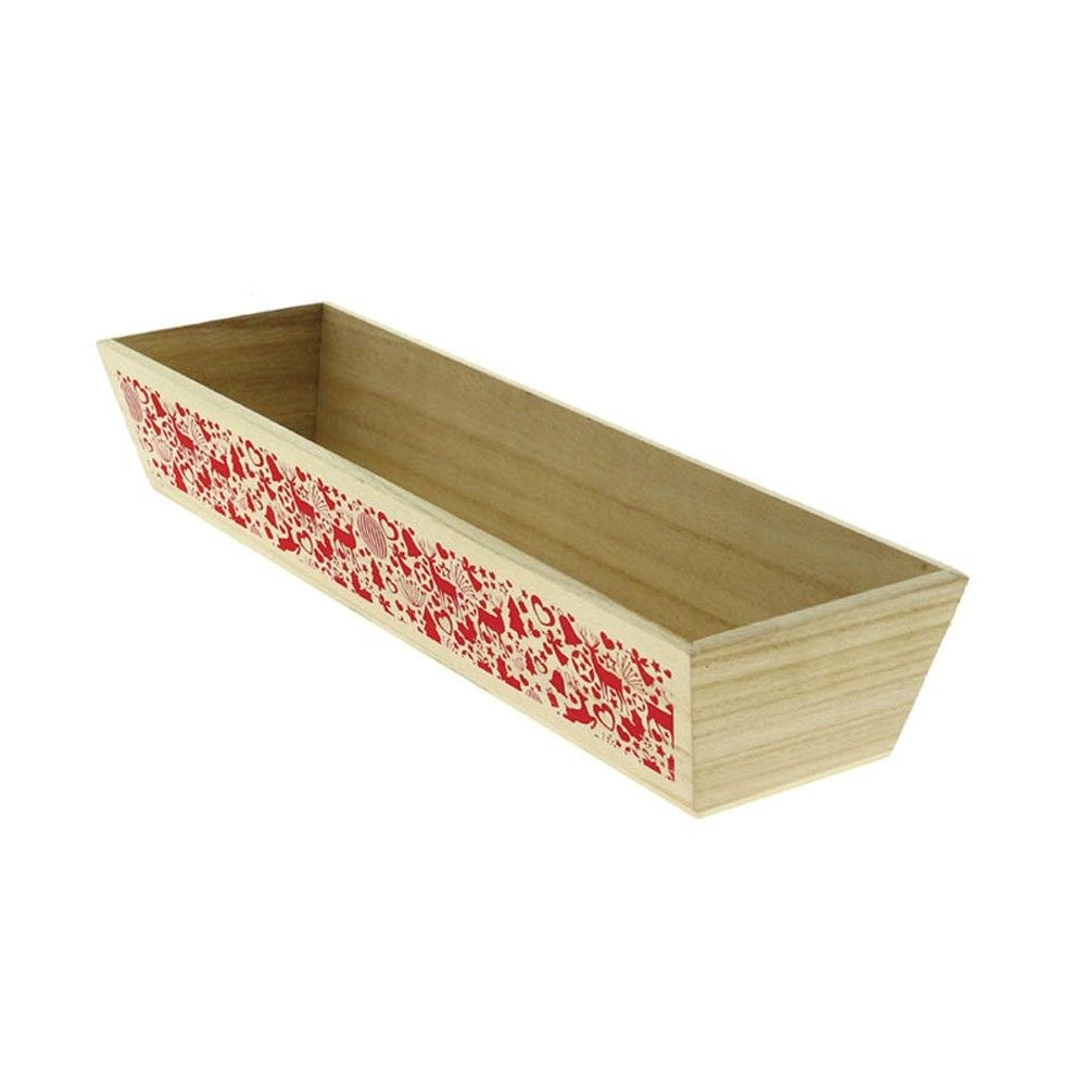 Corbeille banneton rectangle bois scandi - par 40 Corbeille banneton rectangle bois scandi - par 40