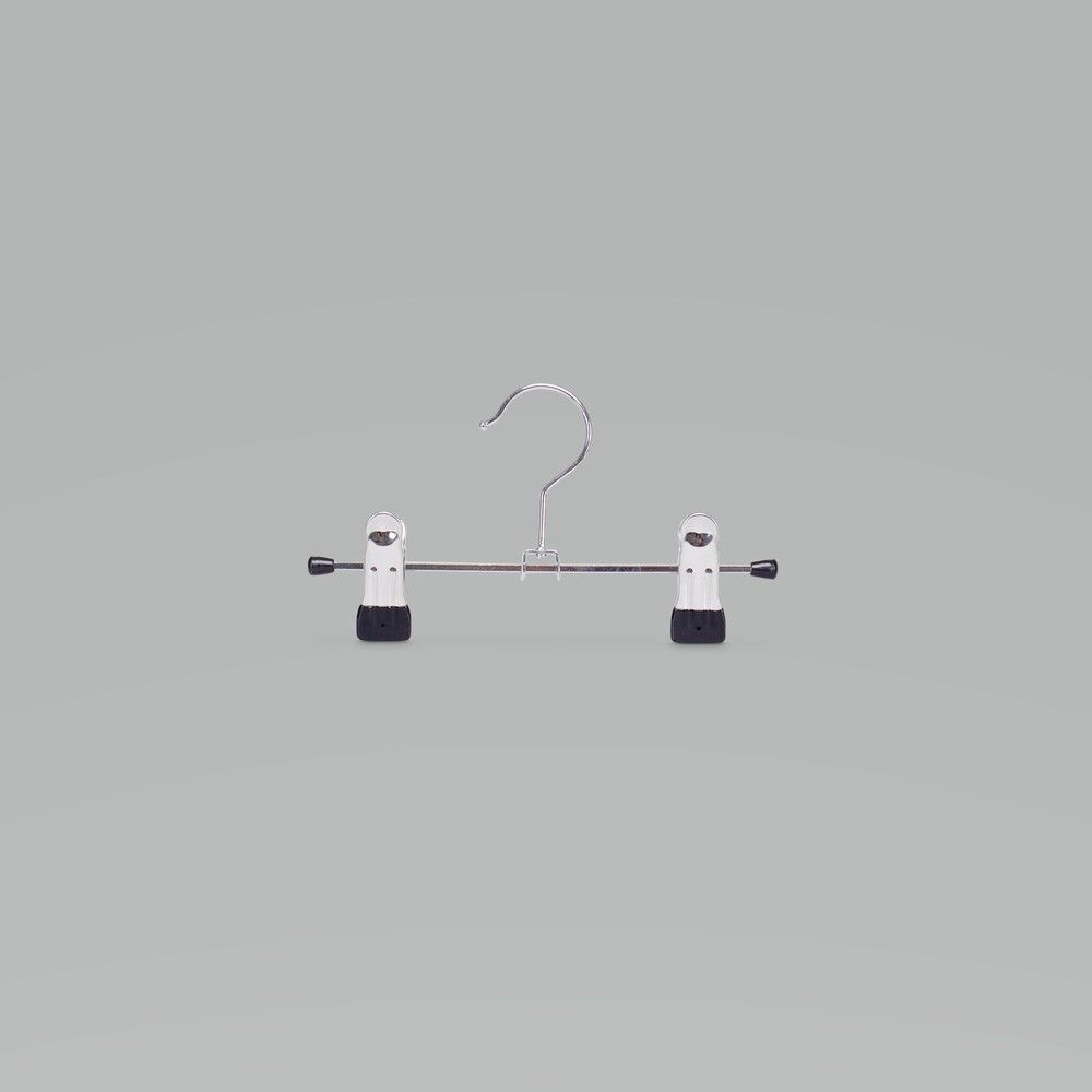 Cintre à pinces en métal chromé , 20 cm, par 100 Cintre à pinces en métal chromé , 20 cm, par 100