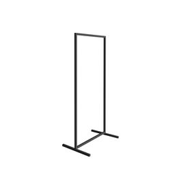 Portant noir mat 90x175cm moderne parfait pour vêtements longs et courts. Portant noir mat 90x175cm moderne parfait pour vêtements longs et courts.