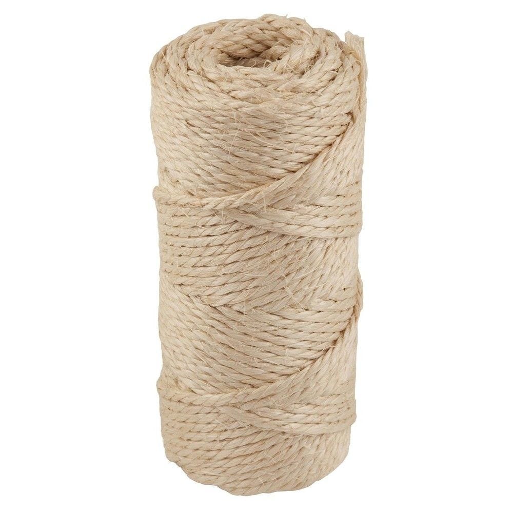 Bobine ficelle sisal naturelle 150 mètres Bobine ficelle sisal naturelle 150 mètres