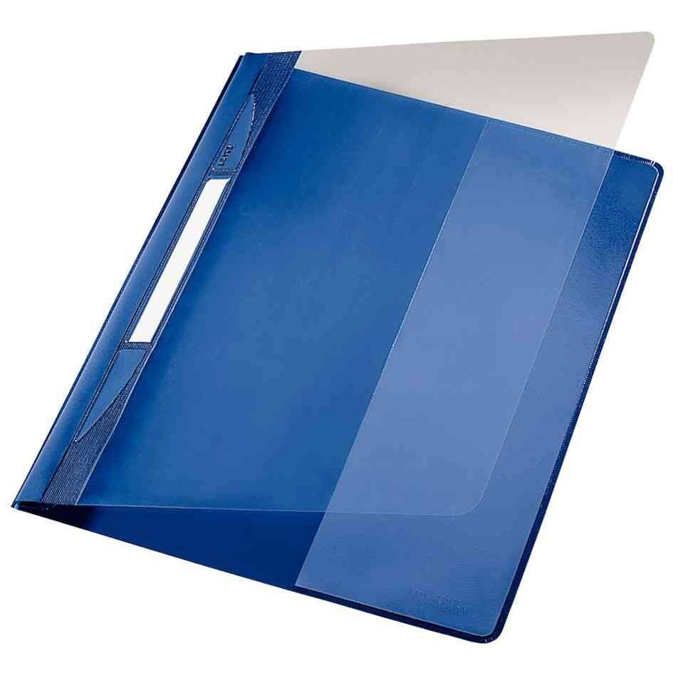 Chemise à lamelles EXQUISIT Format A4+ PVC Bleu