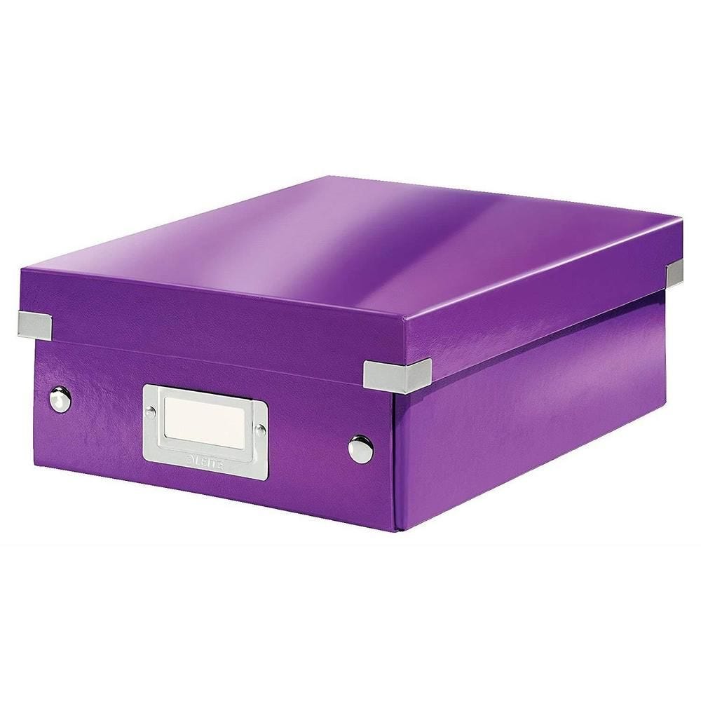 Boîte de rangement Click & Store WOW, petit, violet