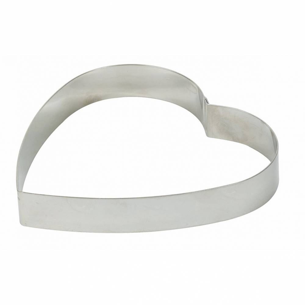 Coeur inox largeur 14 cm hauteur 4,5 cm Coeur inox largeur 14 cm hauteur 4,5 cm