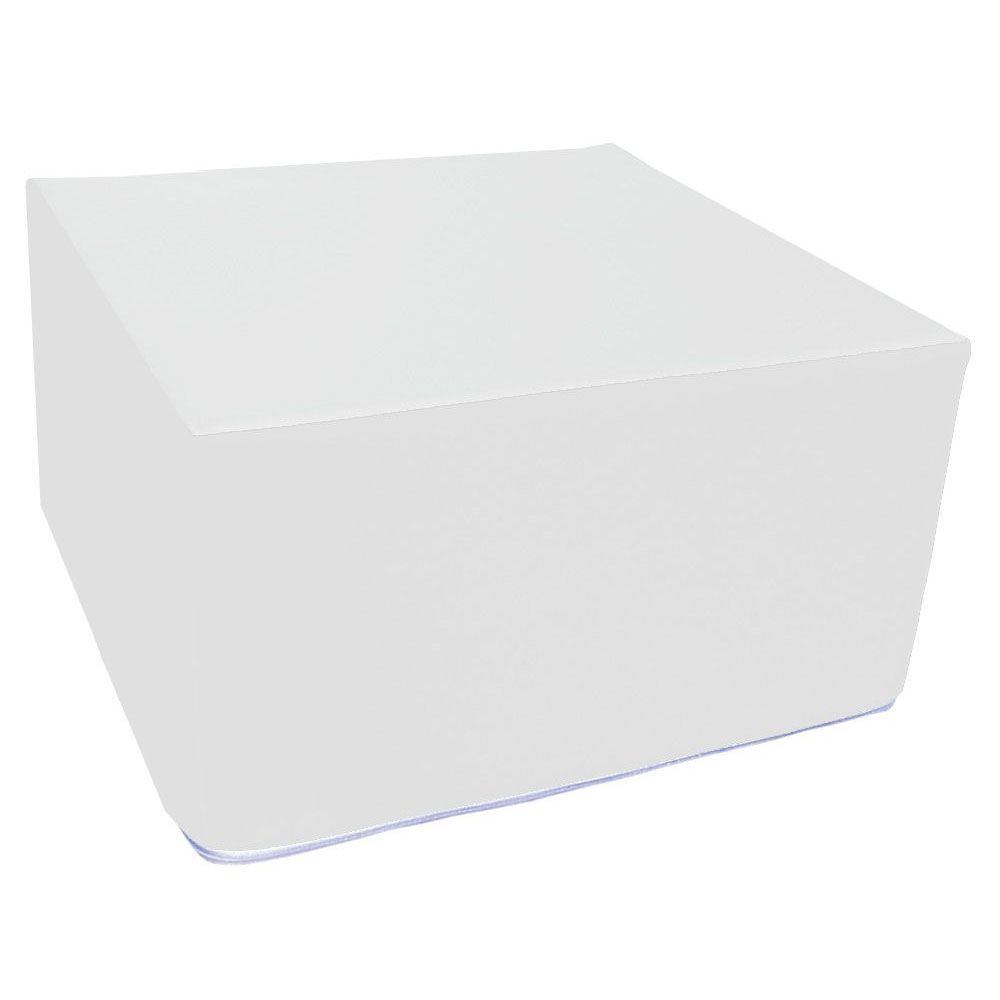 Assise carrée en mousse blanc 45 x 45 cm et hauteur 25 cm Assise carrée en mousse blanc 45 x 45 cm et hauteur 25 cm