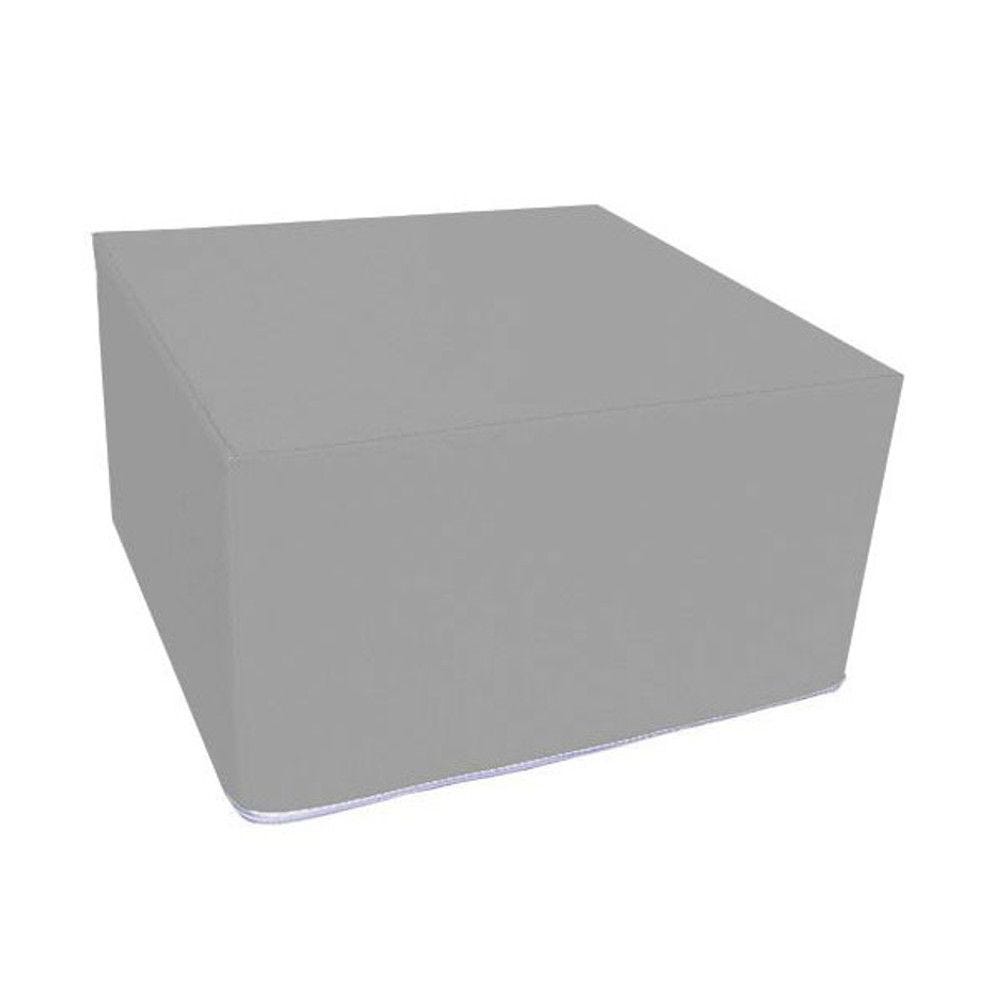 Assise carrée en mousse gris 45 x 45 cm et hauteur 25 cm Assise carrée en mousse gris 45 x 45 cm et hauteur 25 cm