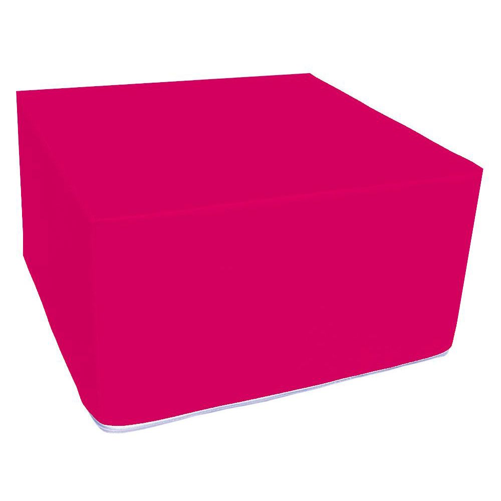 Assise carrée en mousse rose 45 x 45 cm et hauteur 25 cm Assise carrée en mousse rose 45 x 45 cm et hauteur 25 cm