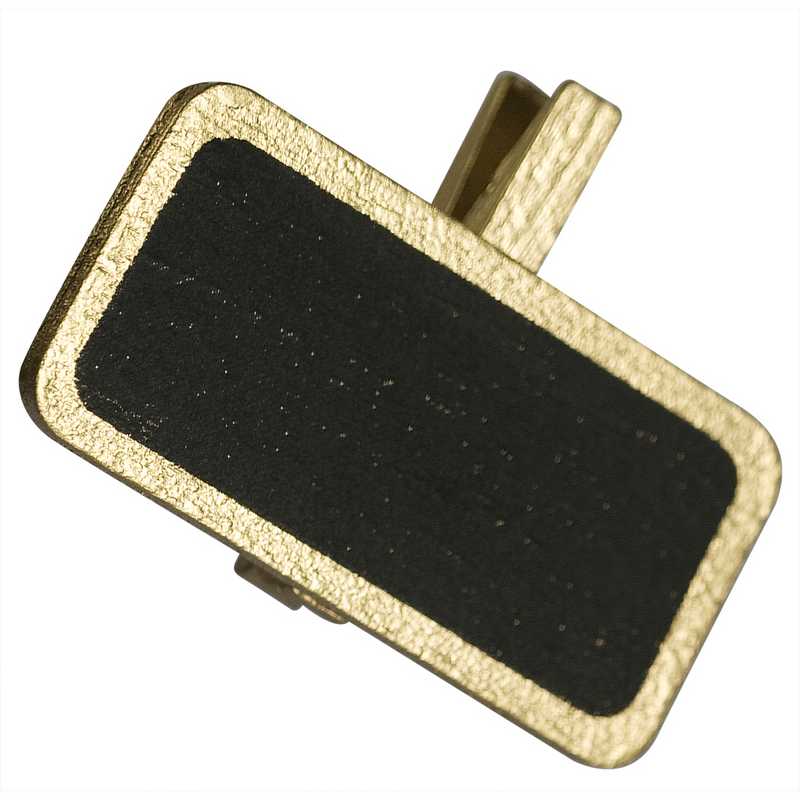 Ardoises 4 x 2 cm sur pince or - par 12 lots de 12 Ardoises 4 x 2 cm sur pince or - par 12 lots de 12