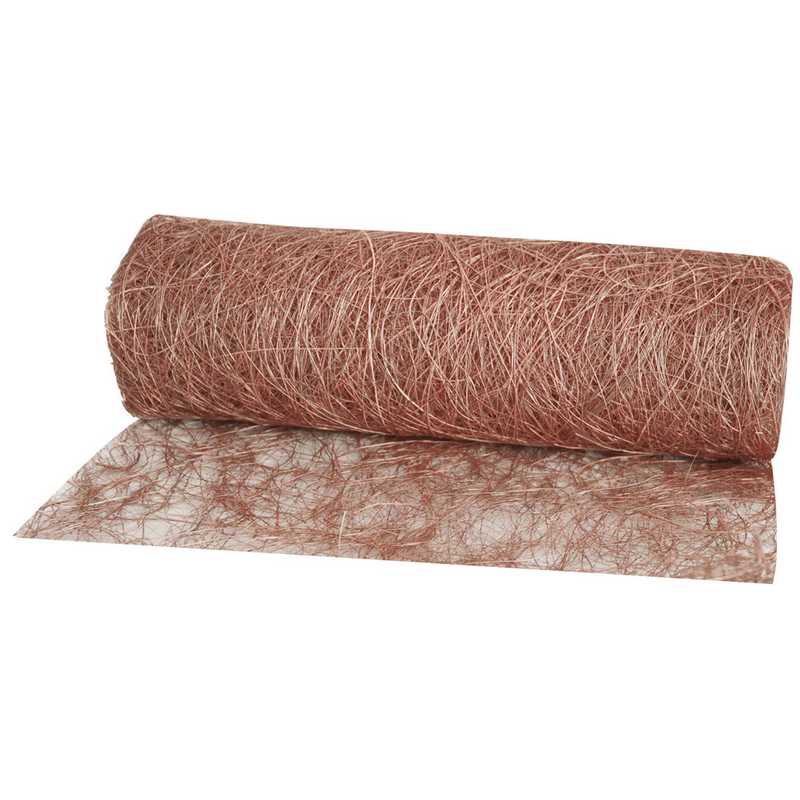 Abaca scrunch 30 cm x 5 m chocolat - par lots de 12 Abaca scrunch 30 cm x 5 m chocolat - par lots de 12