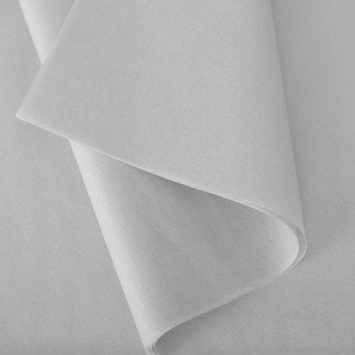 Papier de soie 50x75 cm - coloris gris - 240 feuilles - par 3