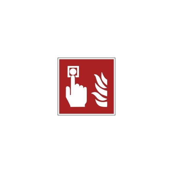 Panneau 'point alarme incendie' f005 pvc 250x250mm