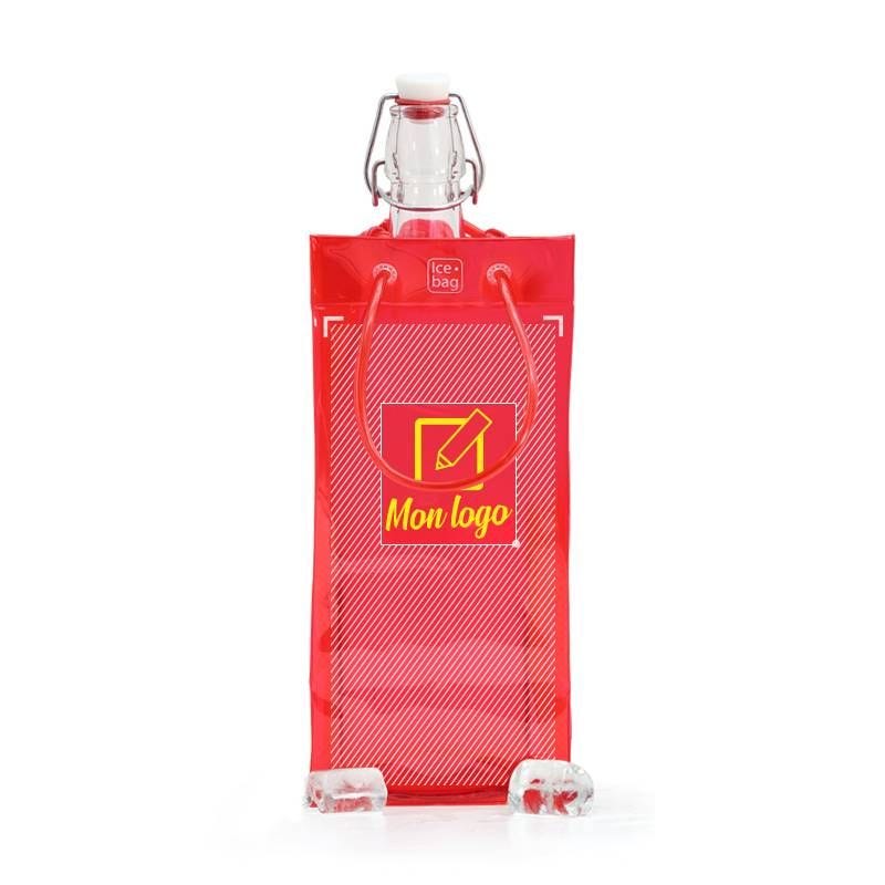 Ice.bag® personnalisable-classic rouge 0,5mm-11+11x25cm - par 900