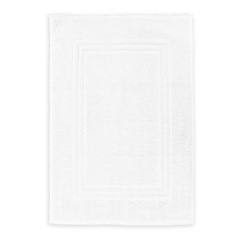 Tapis de bains 50x70cm blanc - 600g/m² - par 2