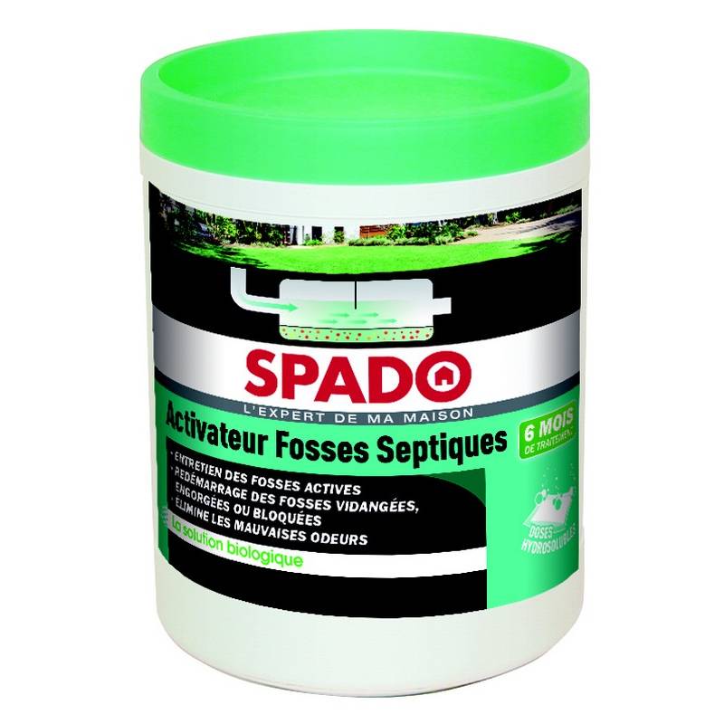 Activateur fosses septiques biologique pot Spado x 24 Activateur fosses septiques biologique pot Spado x 24