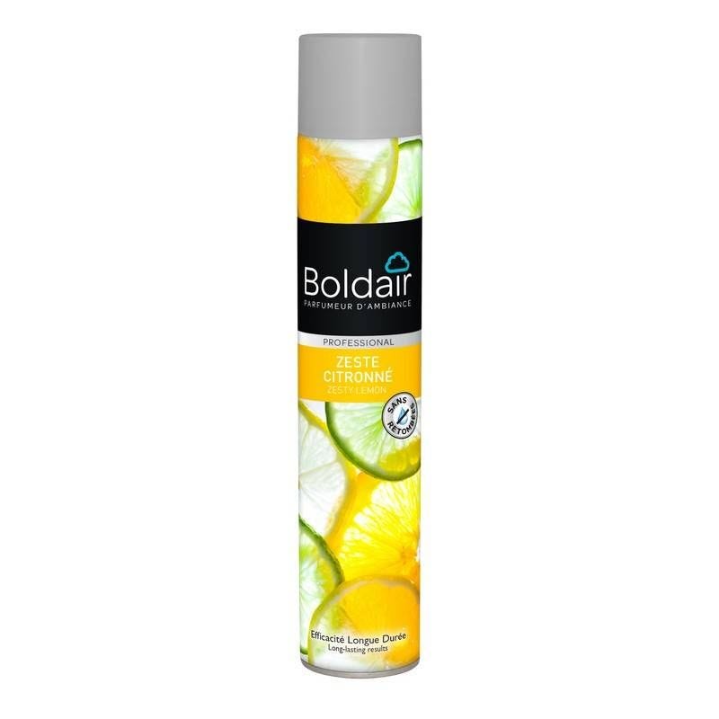 Aérosol zeste citronné Boldair 500 ml Aérosol zeste citronné Boldair 500 ml