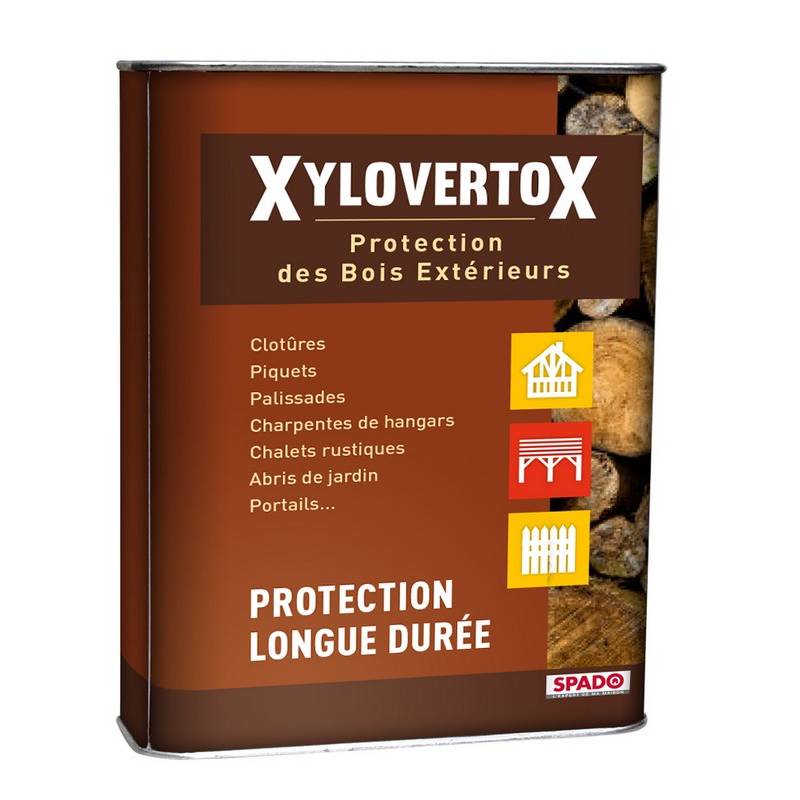 Traitement et protection des bois extérieurs bidon Xylovertox 2l
