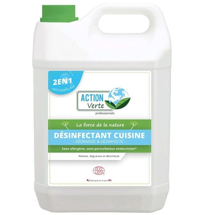 Action verte désinfectant cuisine Ecocert 5L Action verte désinfectant cuisine Ecocert 5L