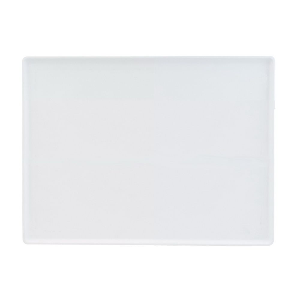 Vestah 40x30 plat mat blanc platex - par 6