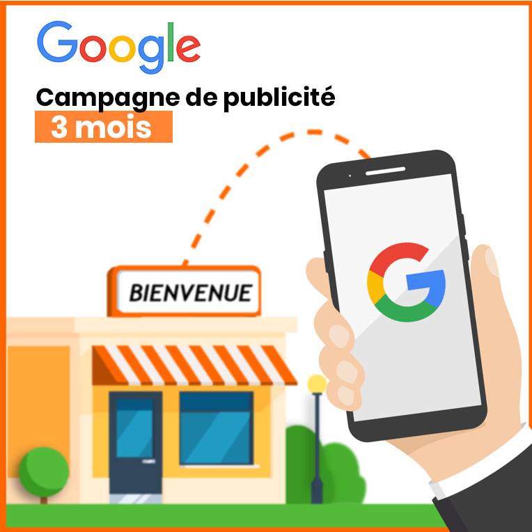 Attirer des clients dans ma boutique avec les annonces Google - Pack 3 mois Attirer des clients dans ma boutique avec les annonces Google - Pack 3 mois