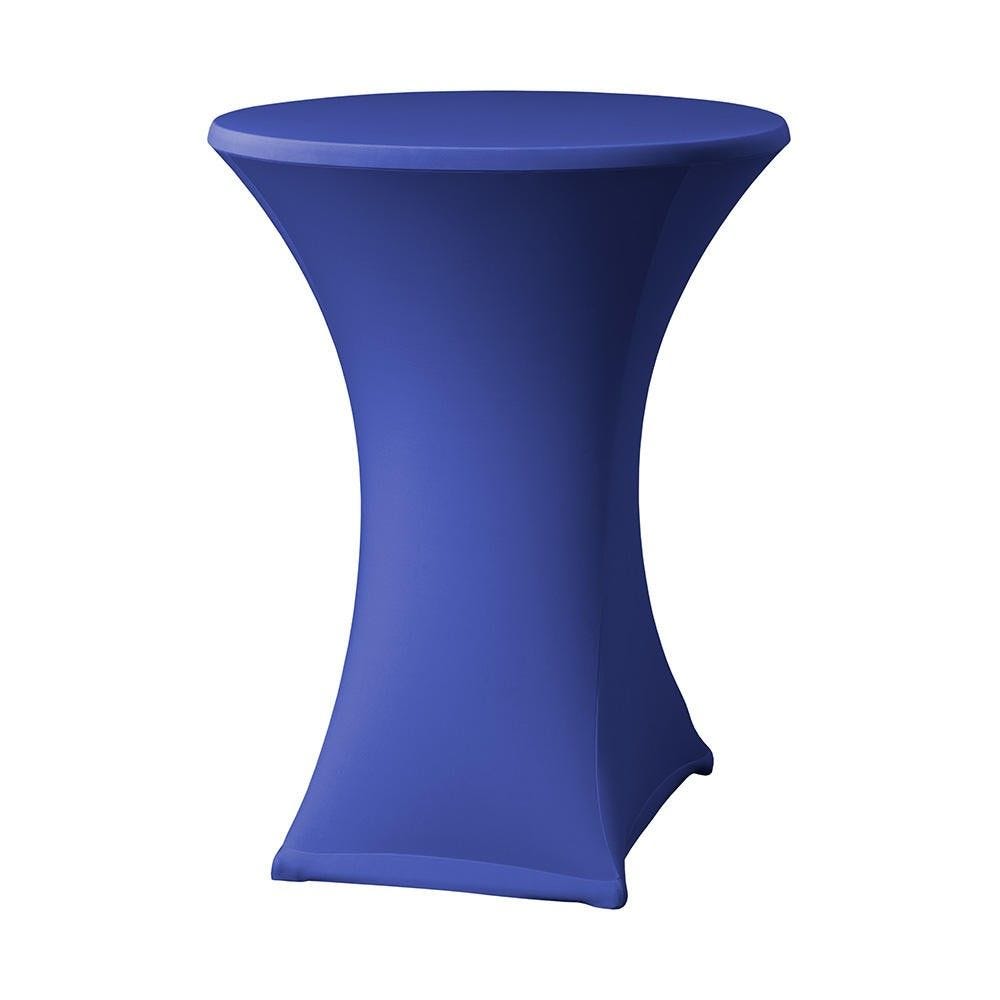 Housse table haute ''samba'' avec habillage plateau pour à˜ 800 - 850 mm bleu