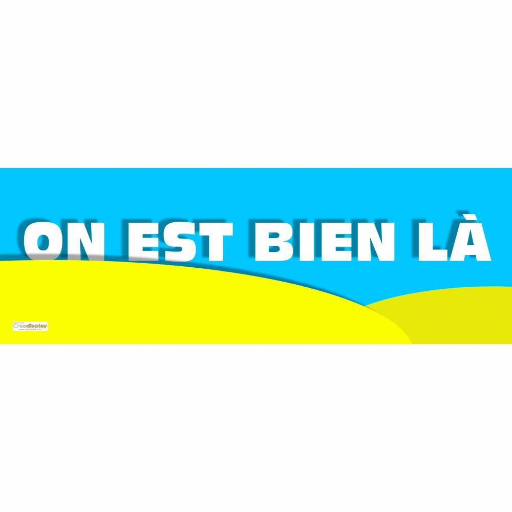 Adhésif de sol - On est bien - 60x20 cm - Vendu par 12 Adhésif de sol - On est bien - 60x20 cm - Vendu par 12