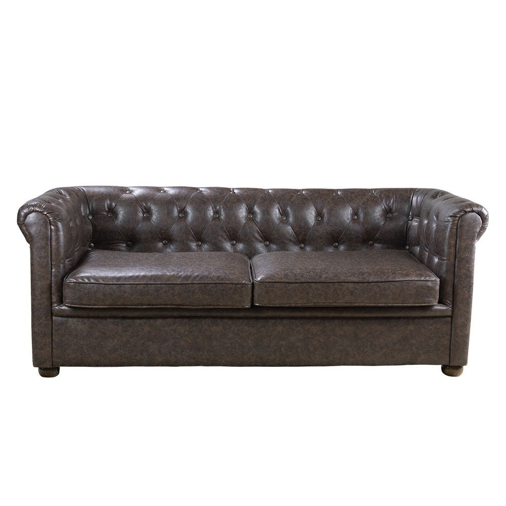Fauteuil chester - marron 183 cm Fauteuil chester - marron 183 cm
