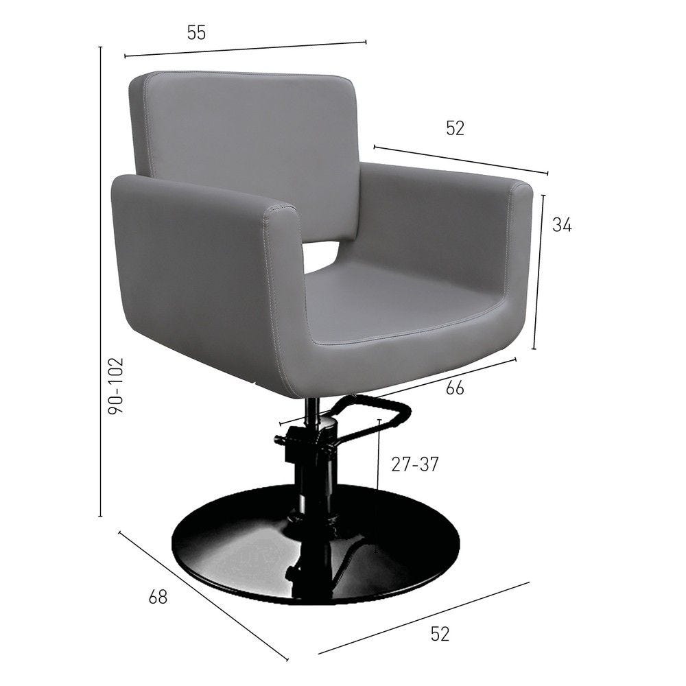 Fauteuil de coiffage rene gris Fauteuil de coiffage rene gris