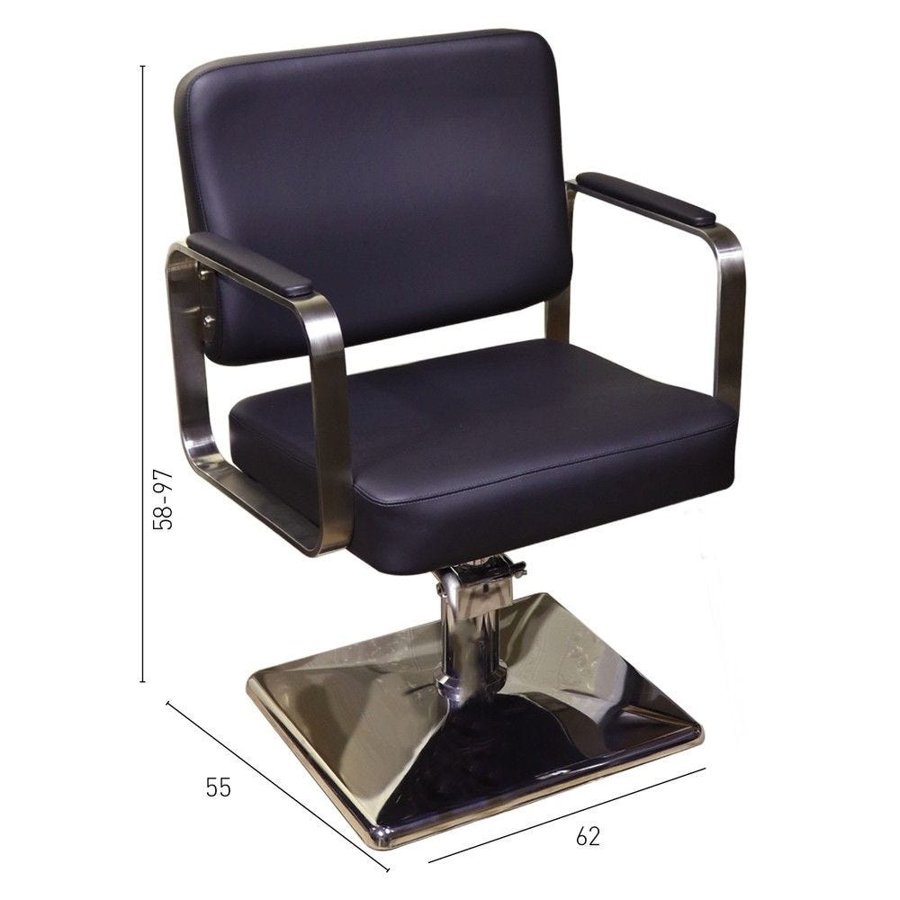 Fauteuil de coiffage beckmann noir Fauteuil de coiffage beckmann noir