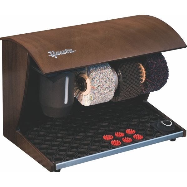 Cireuse elégance bois noyer - dimensions : l 50 x p 30 x h 36 cm Cireuse elégance bois noyer - dimensions : l 50 x p 30 x h 36 cm