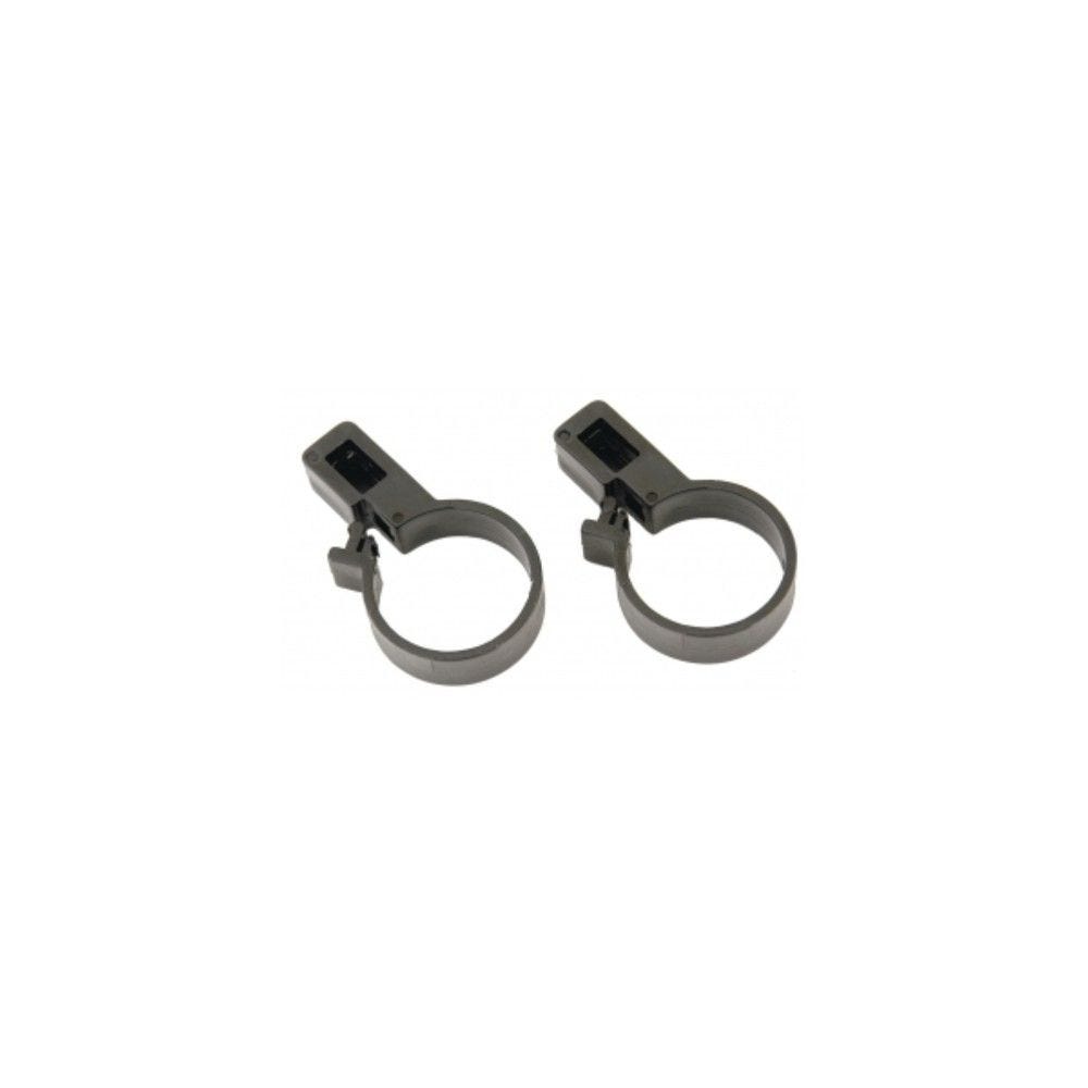 Anneau noir ø 3,2 cm clipsable pour cintre crochet antivol - par 100 Anneau noir ø 3,2 cm clipsable pour cintre crochet antivol - par 100