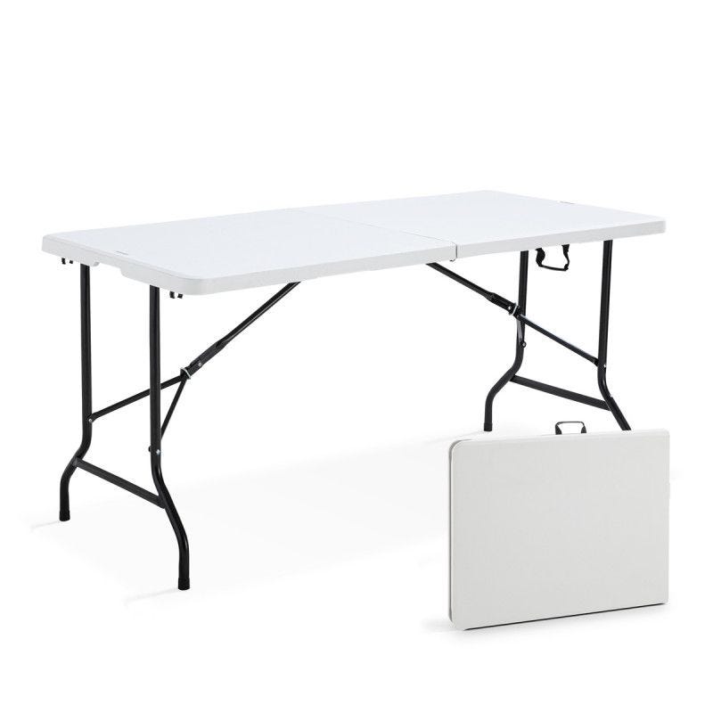 Table pliante rect. HDPE REKKEM 162x71,5x74 cm