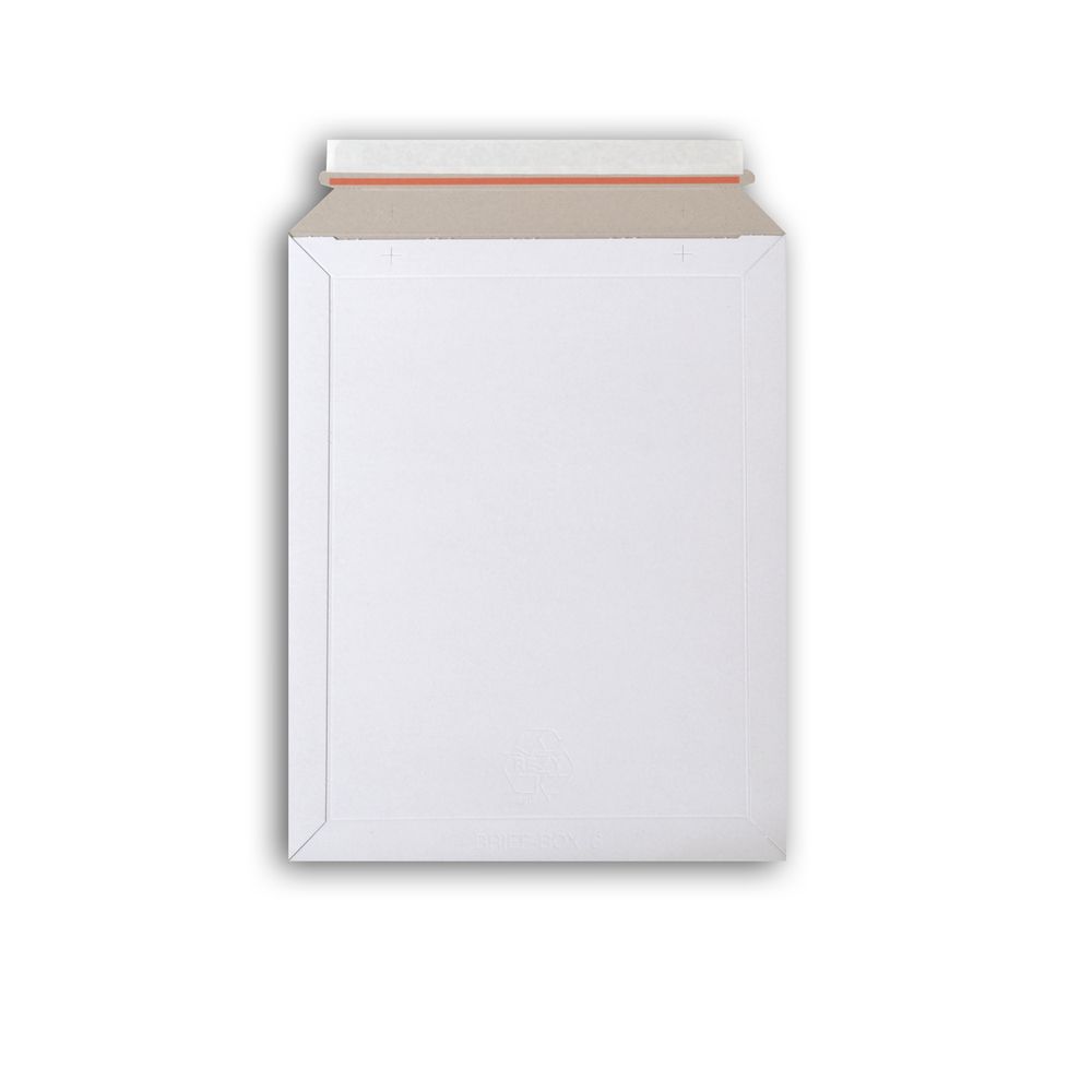 Enveloppe carton B-Box 6 BLANC format 292x374 mm - par 10
