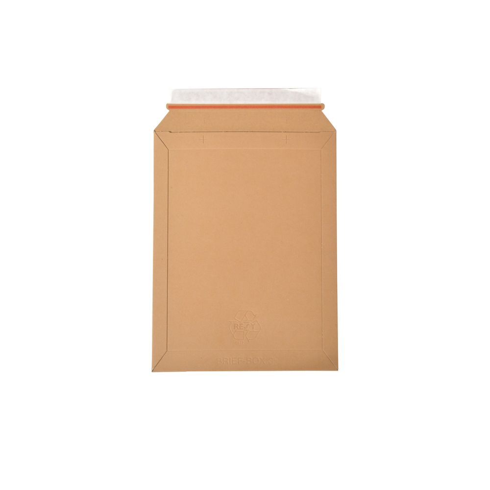 Enveloppe carton B-Box 3 MARRON format 238x316 mm - par 500