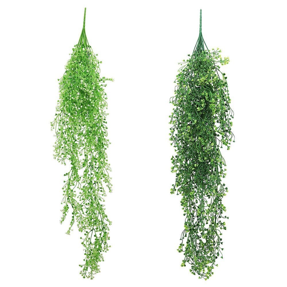 2 Chutes Plantes Artificielles de Feuillage H.110cm - WAYU 2 Chutes Plantes Artificielles de Feuillage H.110cm - WAYU