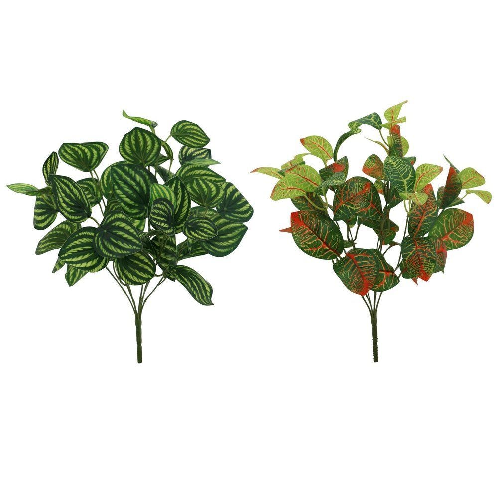 2 Bouquets Artificiels de Feuillage, H.40cm, Vert - SARAI 2 Bouquets Artificiels de Feuillage, H.40cm, Vert - SARAI