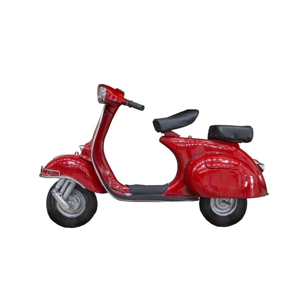 1/2 scooter mural antique rouge- l 30 P150 H100cm 1/2 scooter mural antique rouge- l 30 P150 H100cm